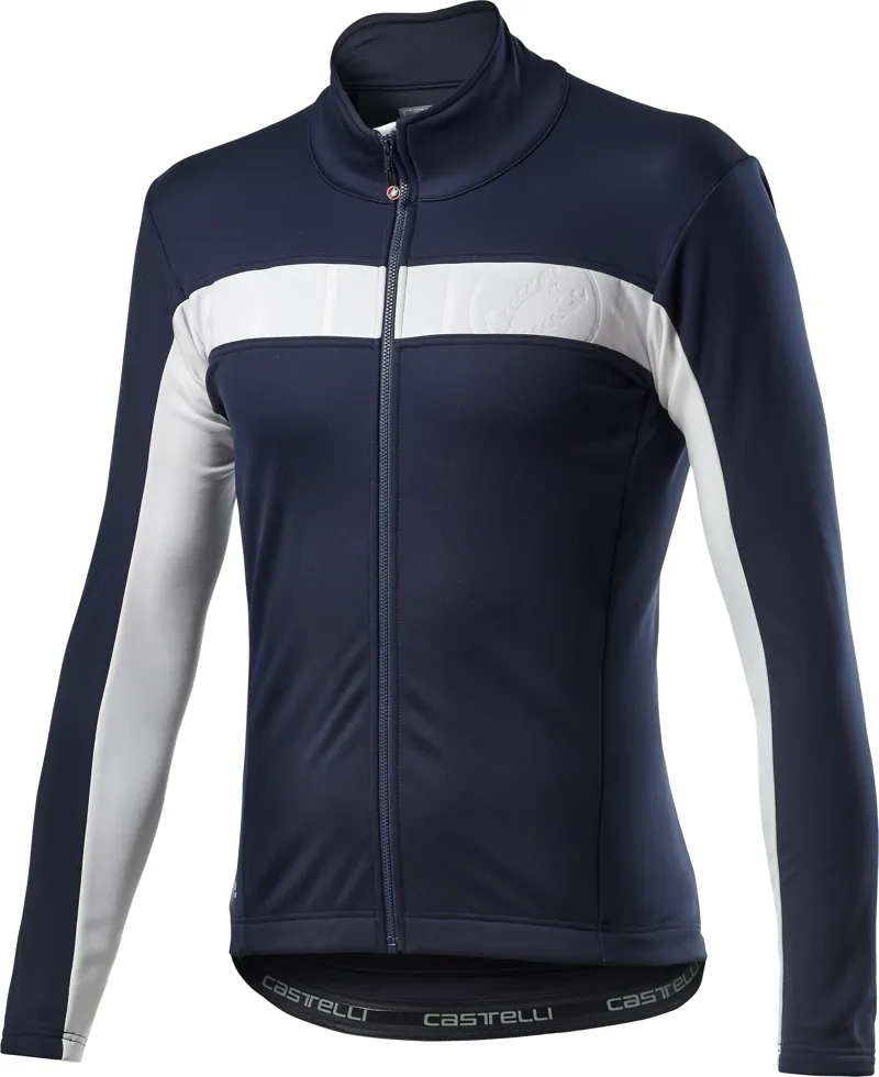 CASTELLI MORTIROLO VI ウインタージャケット ネイビー L Castelli Mortirolo VI Mens Jacket - Savile Blue
