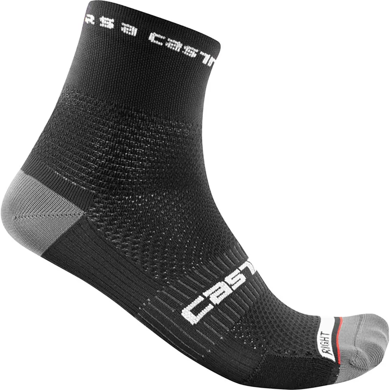 Castelli Rosso Corsa Pro 9 Socks - Black