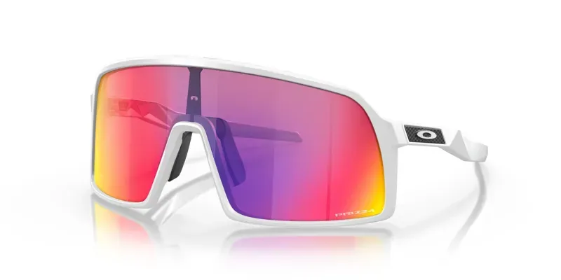 Oakley Sutro S Sunglasses - Prizm Road Lenses/Matte White Frame