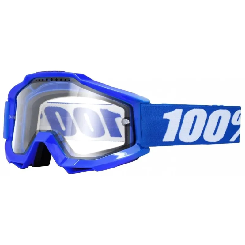100 Percent Accuri Enduro MTB Goggles - Reflex Blue/Clear Lens