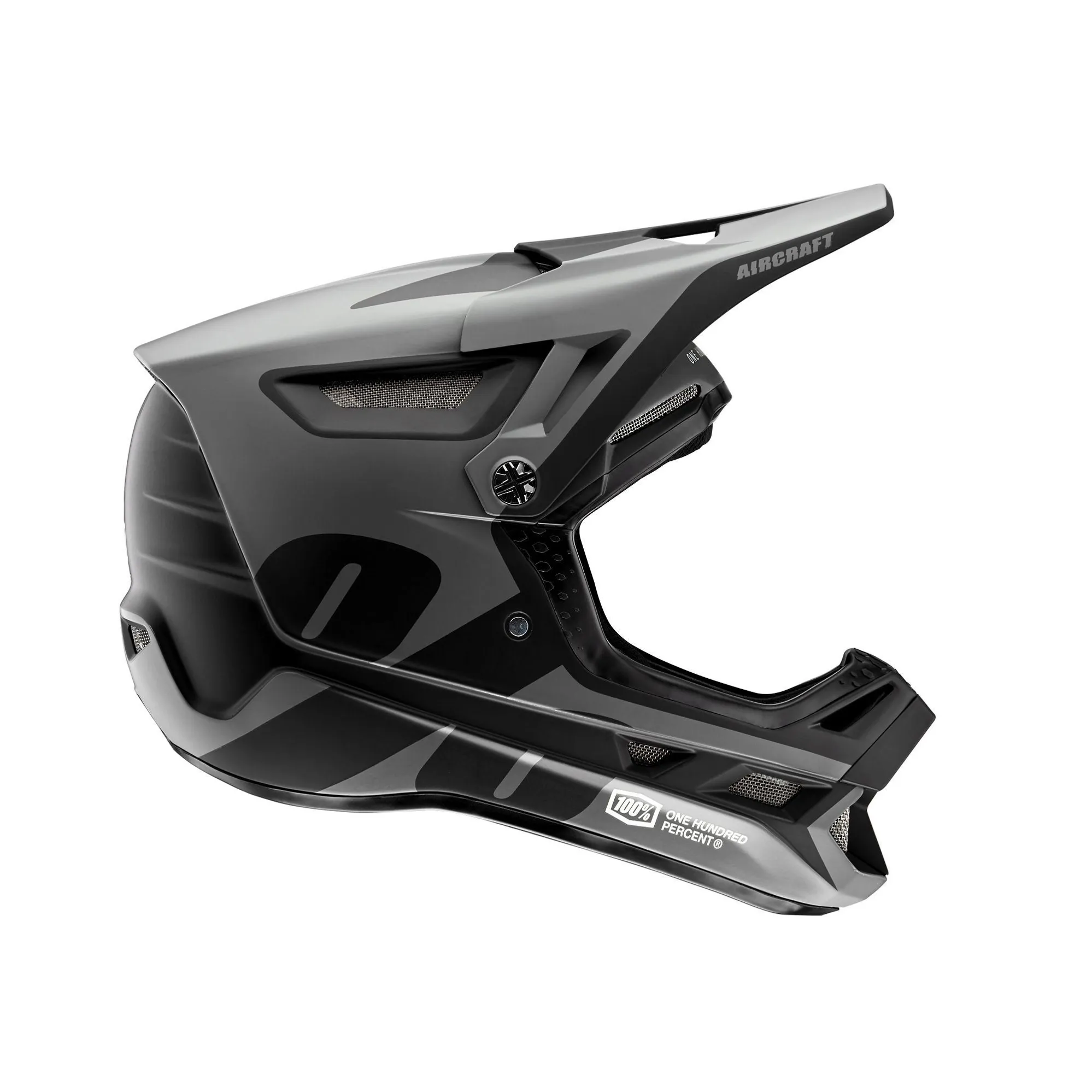 100% Aircraft Composite Full Face Mountain Bike Helmet LTD Black 100% Aircraft Composite Full Face Mountain Bike Helmet LTD Black