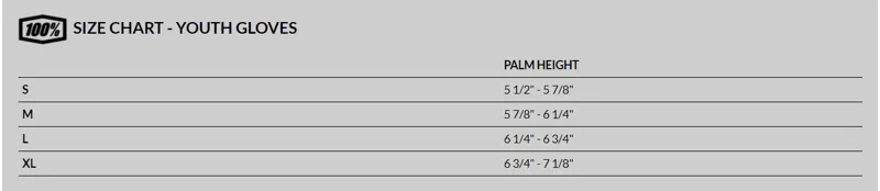 100% Brisker Cold Weather Youth Kids Mountain Bike Gloves - Fluo Yellow-1