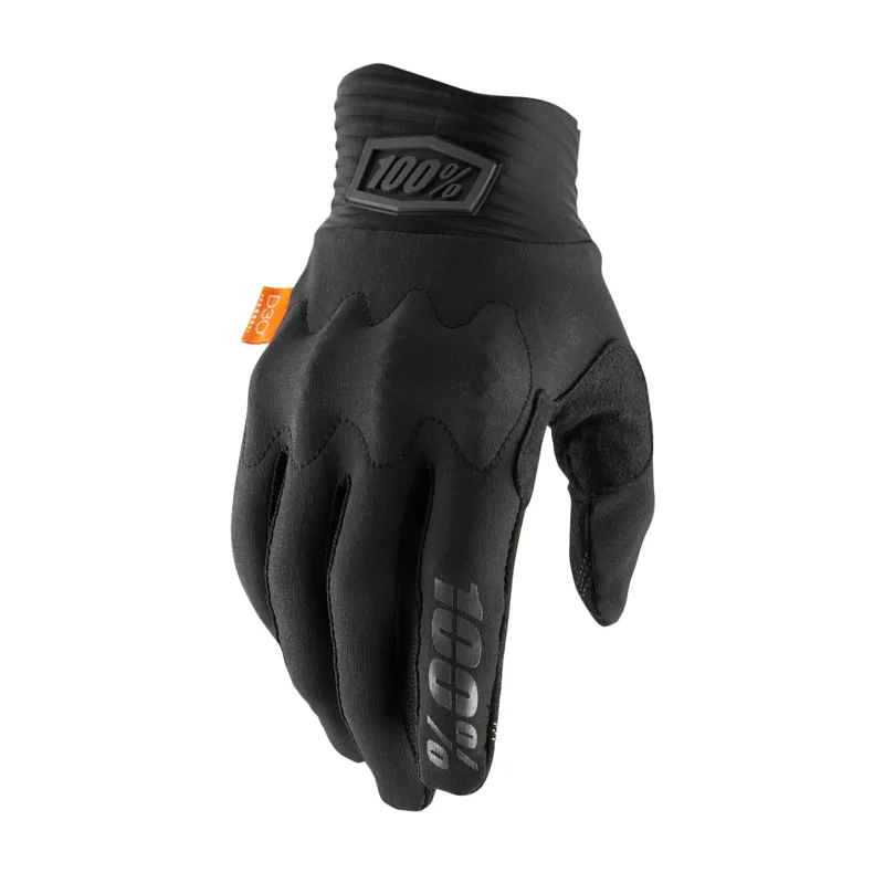 100% Cognito D30 Mens Mountain Bike Gloves - Black/Charcoal