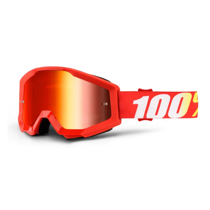100 Percent Strata 2 Goggle - Red/Red Mirror Lens