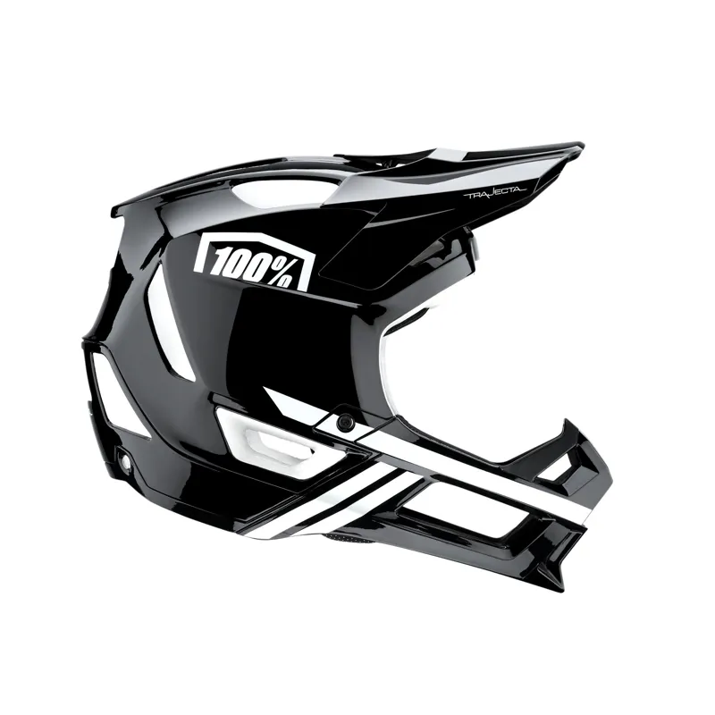 100 Percent Trajecta Full Face Helmet - Black/White