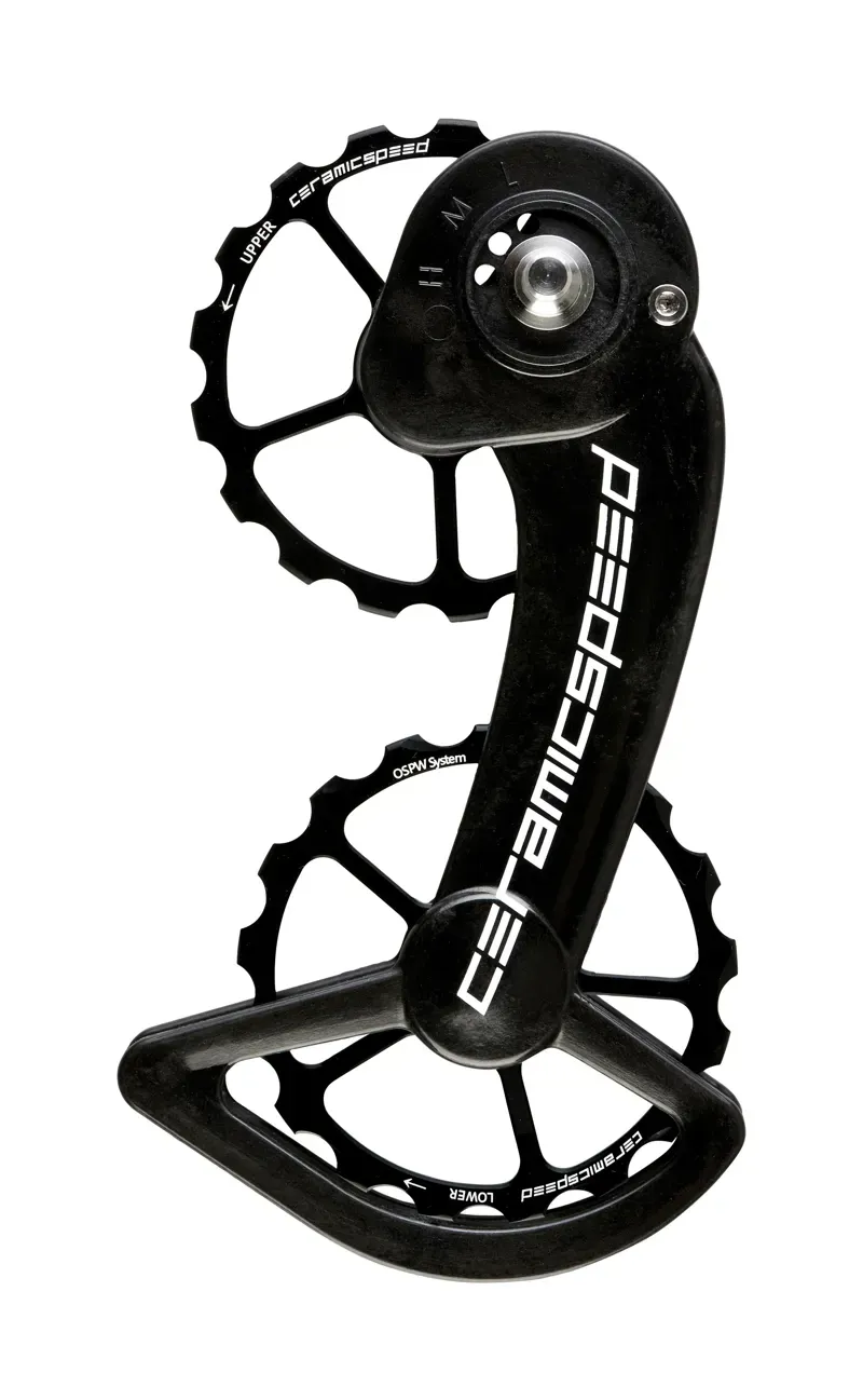 CeramicSpeed OSPW System Coated SRAM eTap Pulley Wheels - Black