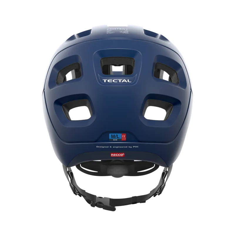 POC Tectal Mountain Bike Helmet - Lead Blue Matte-3