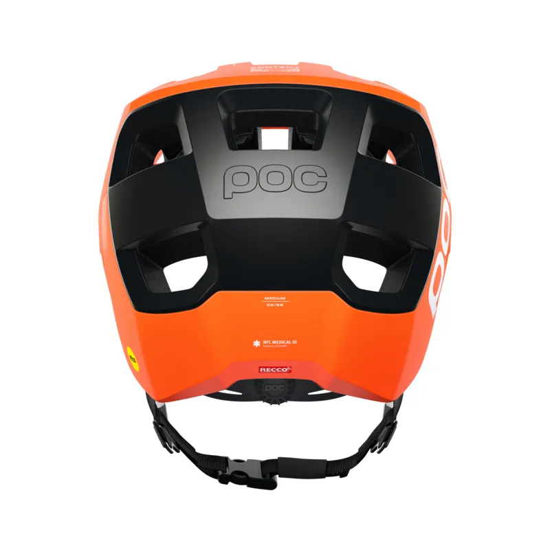 POC Kortal Race MTB Helmet with MIPS - Fluorescent Orange AVIP/Uranium Black Matte-1