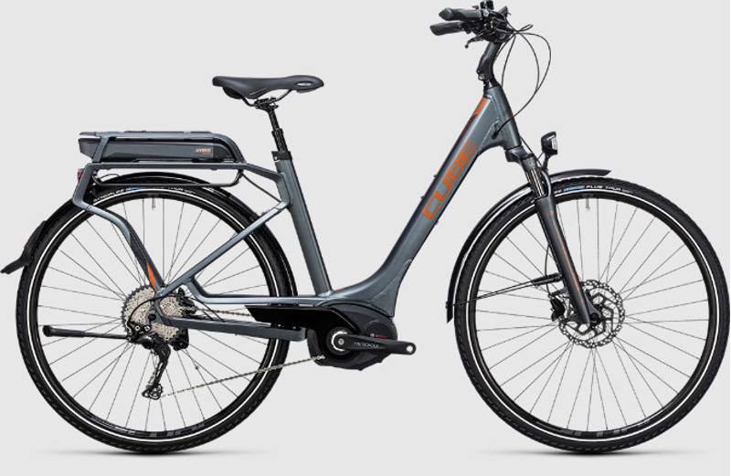 2017 Cube Touring Hybrid EXC 500 E Bike - Black-1