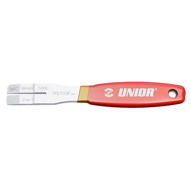 Unior 2-in-1 Disc Brake Tool - Red