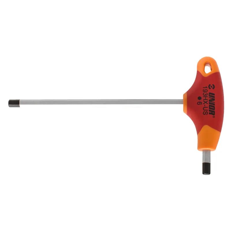Unior Hexagonal Head Screwdriver with T-Handle 5mm - Red