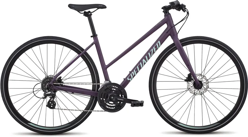 2019 Specilaized Sirrus Disc Step-Through Womens Hybrid Bike - Berry