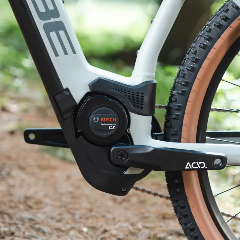 2022 Cube Reaction Hybrid Race 625 Electric Mountain Bike - Lunar/Grey-3