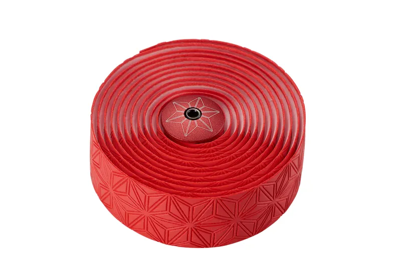 Supacaz Super Sticky Kush Classic Handlebar Tape - Red/Ano Red-2