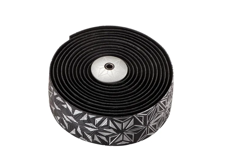 Supacaz Super Sticky Kush Star Fade Handlebar Tape - Platinum/Ano Platinum