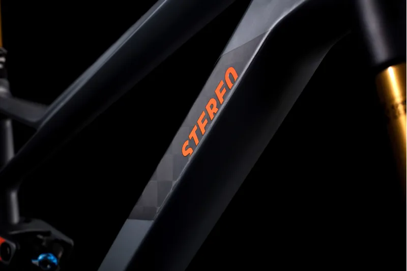 2019 Cube Stereo 150 C:68 TM 29 Mens Mountain Bike - Grey/Orange-2