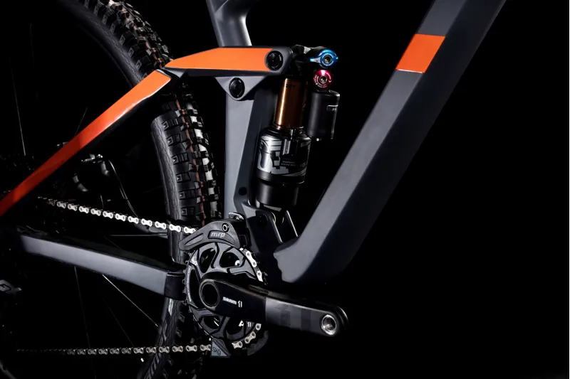 2019 Cube Stereo 150 C:68 TM 29 Mens Mountain Bike - Grey/Orange-3