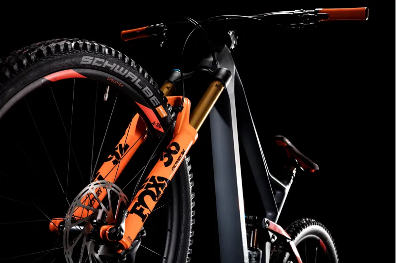 2019 Cube Stereo 150 C:68 TM 29 Mens Mountain Bike - Grey/Orange-5