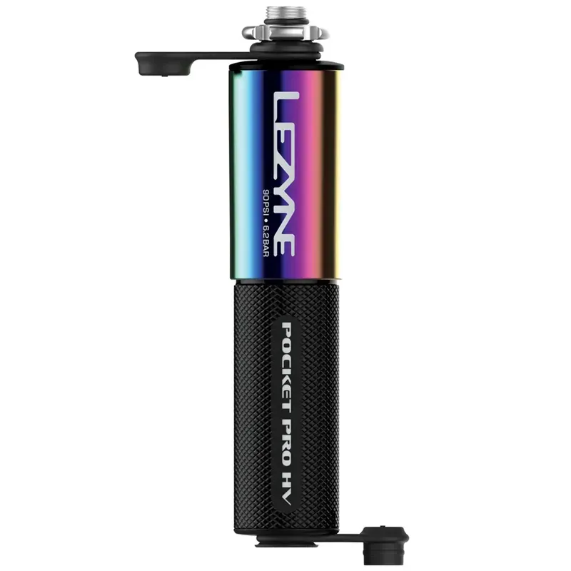 Lezyne Pocket Drive Pro High Volume Mini Pump - Neo Metallic/Black
