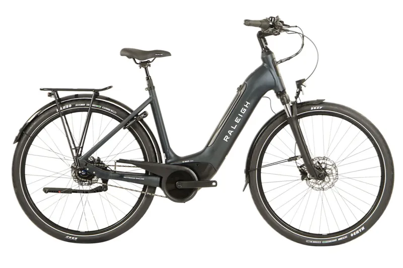 Raleigh Motus Grand Tour Lowstep Hub Electric Hybrid Bike - Black
