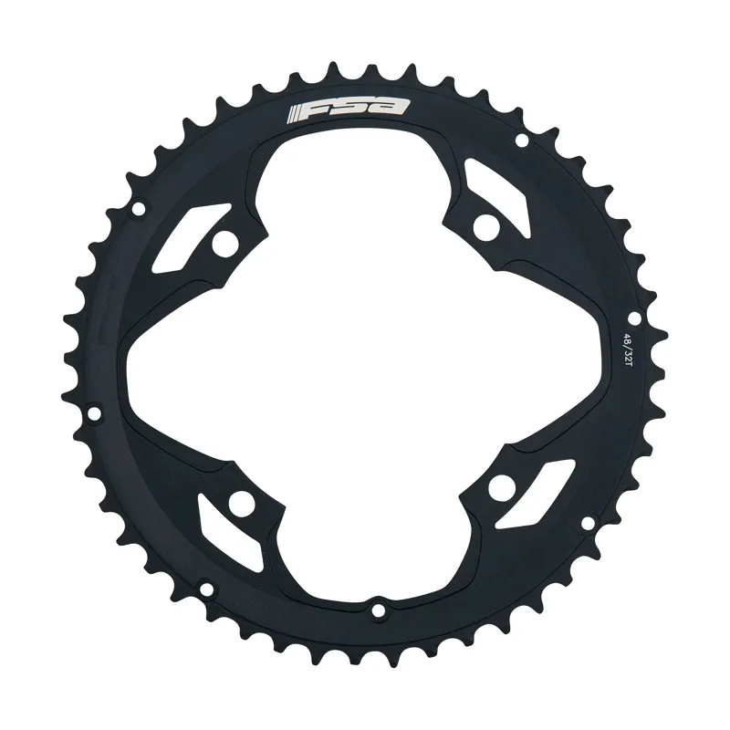 FSA Pro Road Chainring 2x11 120 x 46T - 30T 4H - Black