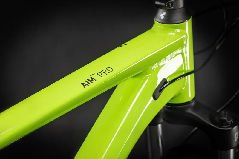 2021 Cube Aim Pro Hardtail Mountain Bike - Green/Black-3