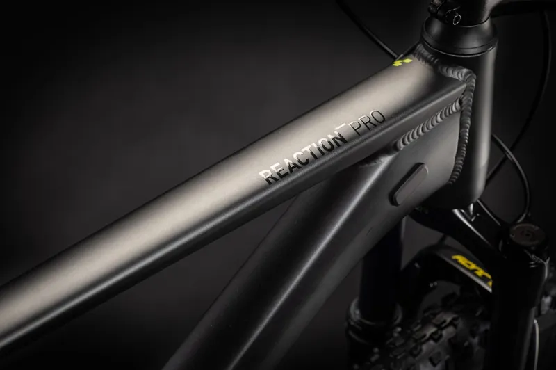 2021 Cube Reaction Pro Mens Hardtail Mountain Bike - Grey/Yellow-4