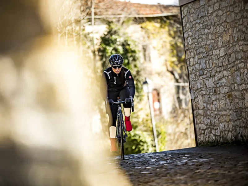 Castelli Flanders 2 Warm Long Sleeve Womens Cycling Base Layer - Black - Size Large-9