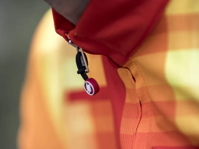 Castelli A Bloc Mens Short Sleeve Jersey - Orange-3