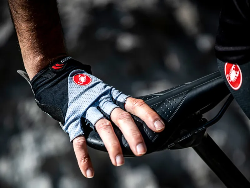 Castelli Arenberg Gel 2 Mens Short Finger Glove - Dark Grey-1