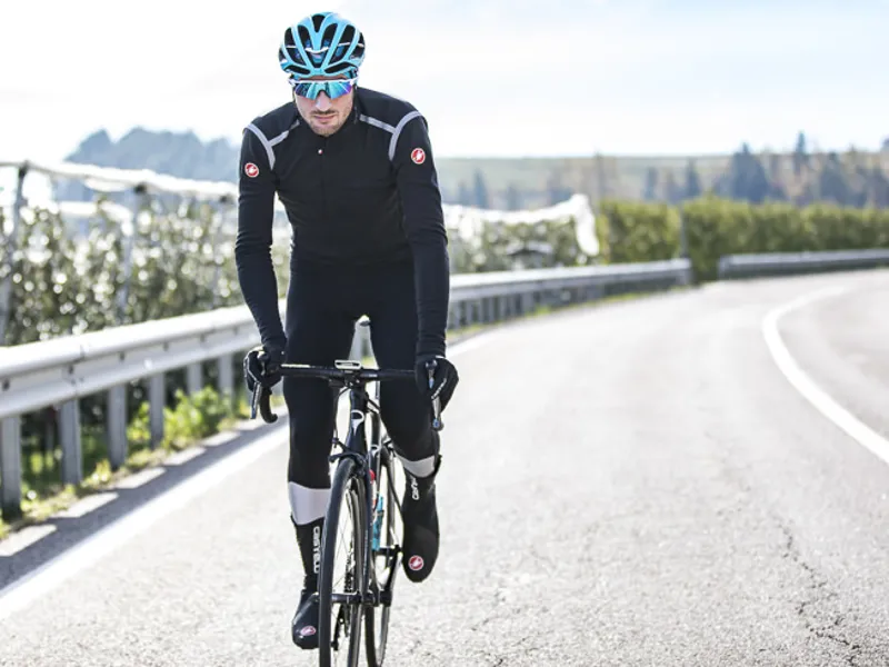 Castelli Perfetto ROS Mens Long Sleeve Jersey - Light Black-2