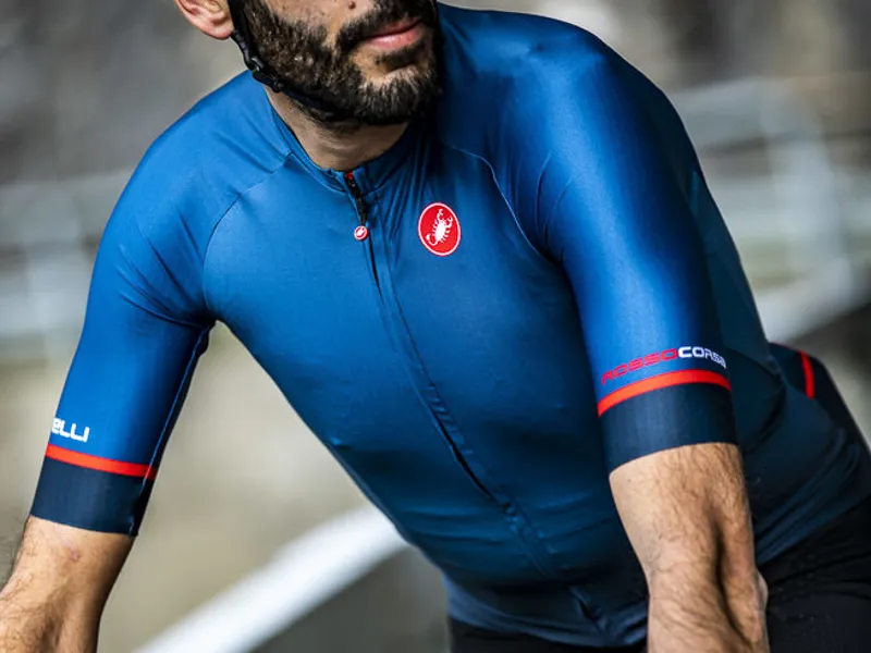 Castelli Aero Race 6.0 Mens Jersey Dark Infinity Blue