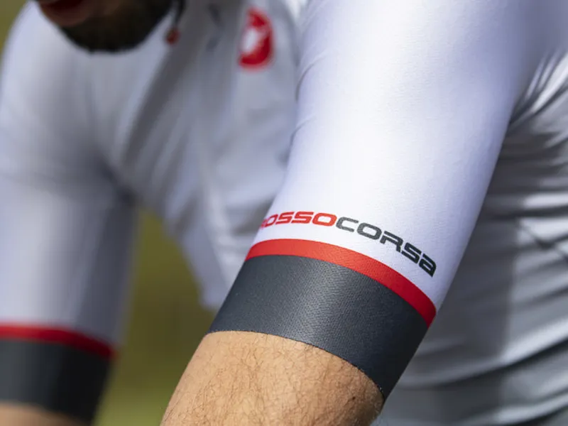 Castelli Aero Race 6.0 Mens Short Sleeve Jersey - Silver/Grey-1