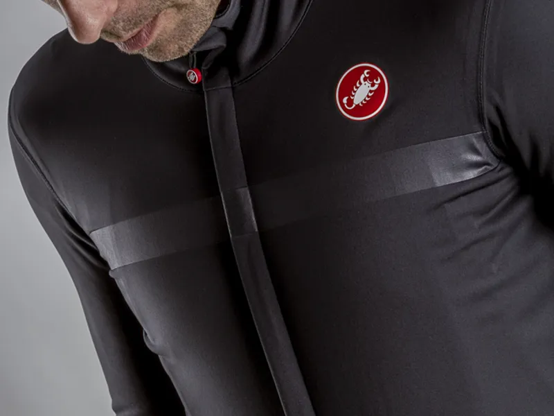 Castelli Goccia Mens Jacket - Dark Grey - Size Medium-2