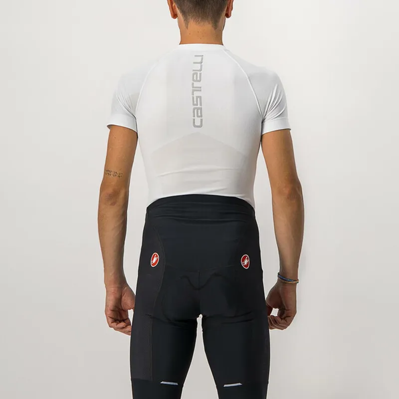 Castelli Core Seamless Short Sleeve Mens Base Layer - White - Size XXL-2