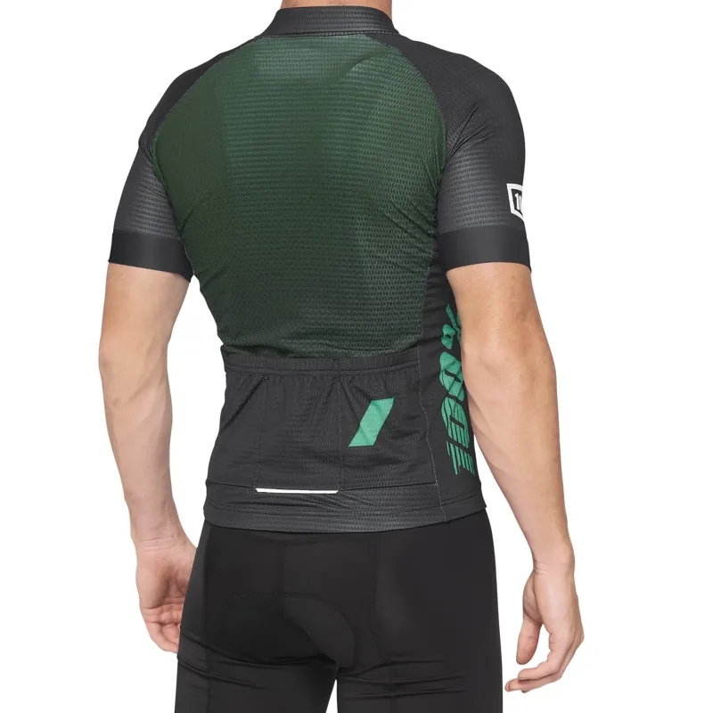 100% Exceeda Mens Cycling Jersey - Teal/Black-1