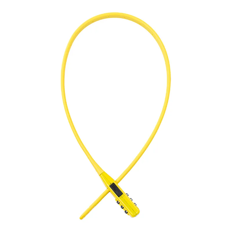 Oxford Combi Zip Bicycle Lock - Yellow