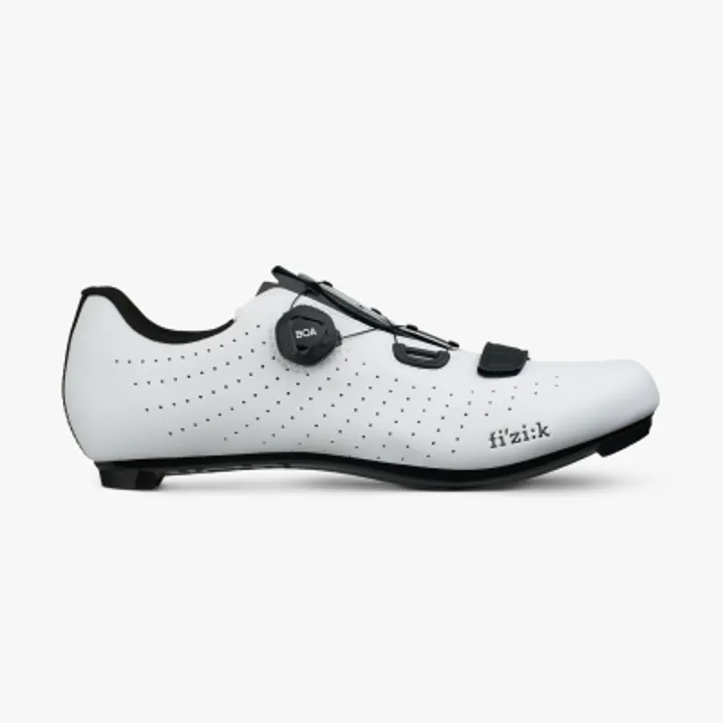 Fizik R5 Tempo Overcurve Road Cycling Shoes - White/Black