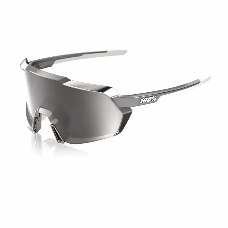 100% Korbin Sport Sunglasses - Gloss Black/HiPER Silver