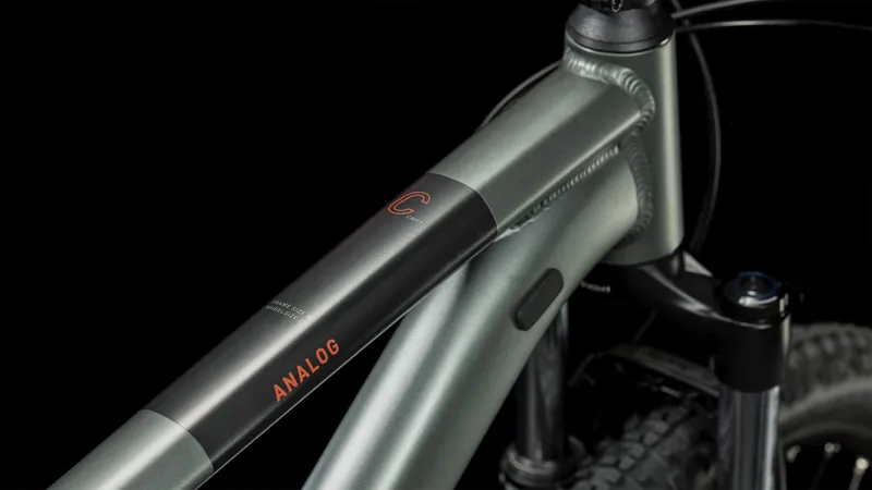 2024 Cube Analog Hardtail Mountain Bike - Flash Grey/Red-1