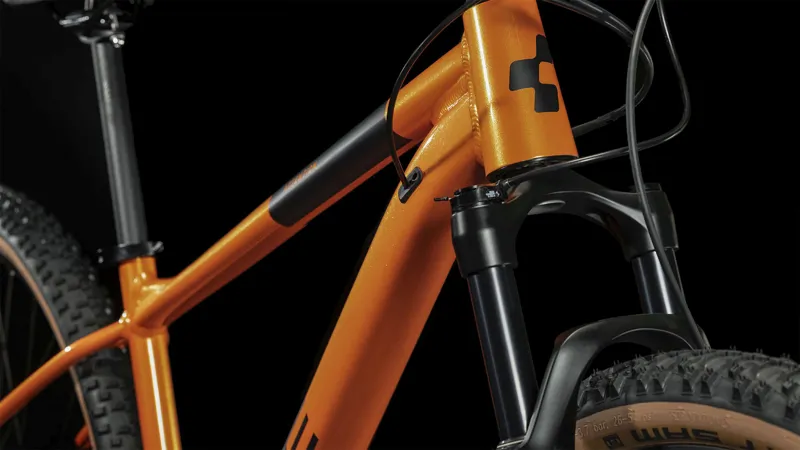 2024 Cube Attention Hardtail Mountain Bike - Fire Orange/Black-4