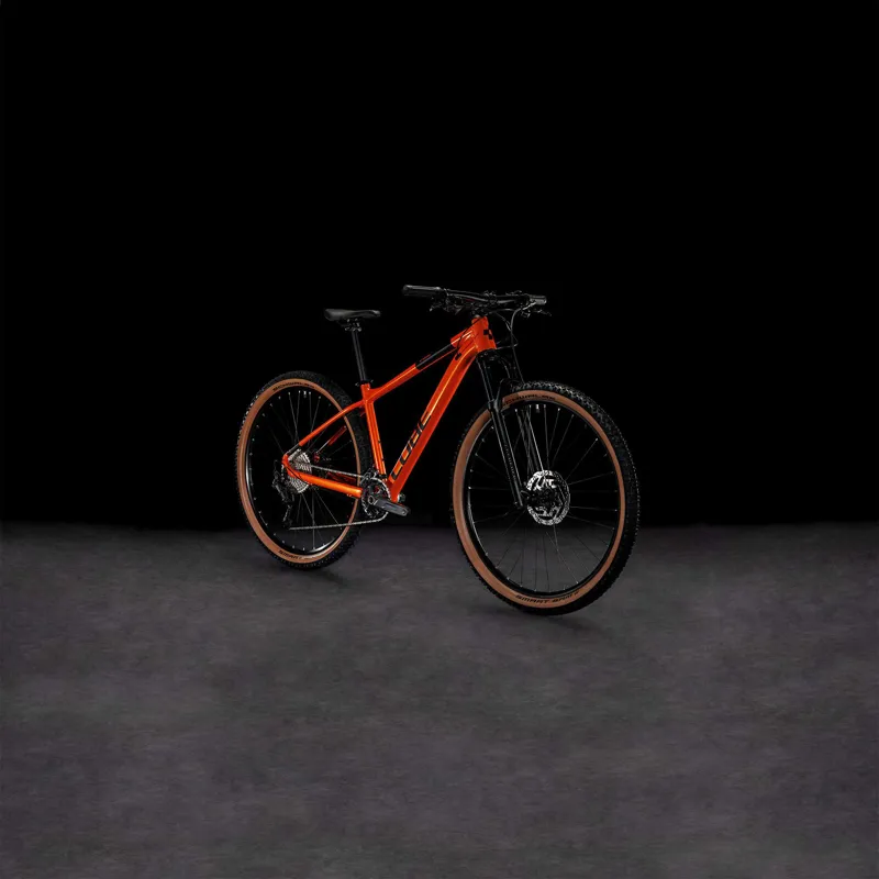 2024 Cube Attention Hardtail Mountain Bike - Fire Orange/Black-6