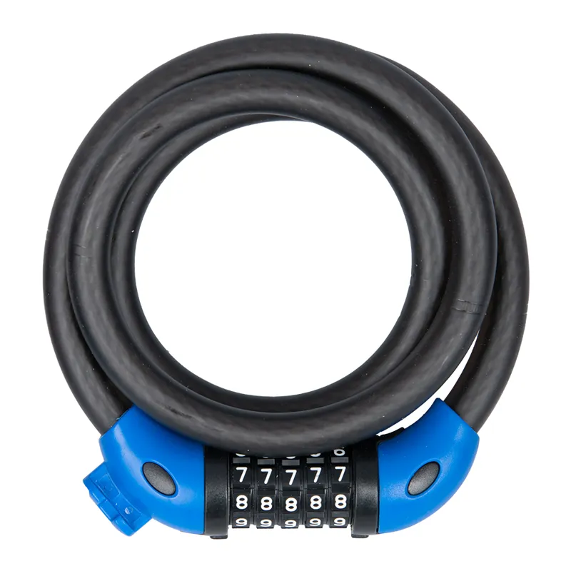 Oxford Combi12 12mm x 1800mm Bicycle Cable Lock - Black