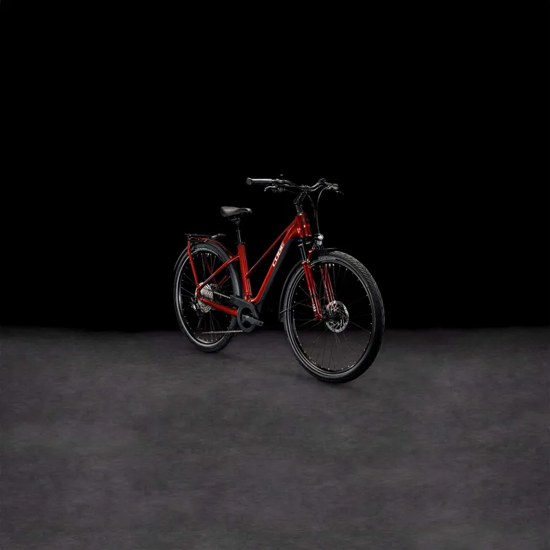 Cube Touring Hybrid EXC 625 Trapeze Electric Bike - Red - Size X-Small-7