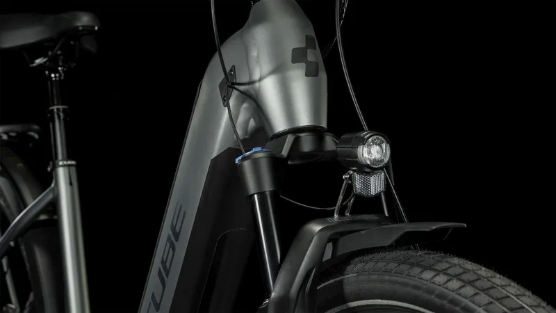 2024 Cube Kathmandu Hybrid Pro 750 Easy Entry Electric Hybrid Bike - Flash Grey-6