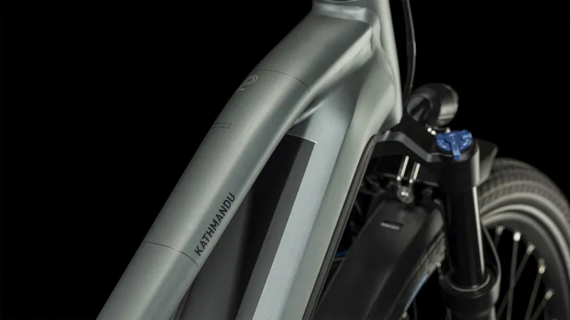 2024 Cube Kathmandu Hybrid Pro 750 Easy Entry Electric Hybrid Bike - Flash Grey-9