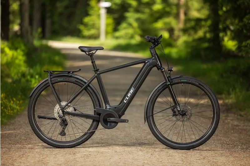 Cube Kathmandu Hybrid EXC 750 Easy Entry Electric Bike - Grey - Medium-1