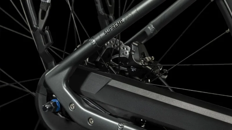 2024 Cube Supreme Hybrid Pro 625 Electric Bike - Flash Grey/Black-5