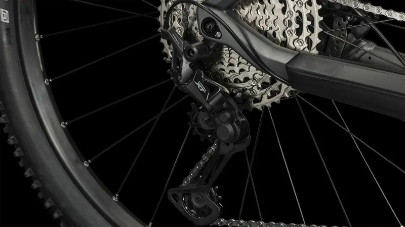 2024 Cube Reaction Hybrid Race 750 Electric Mountain Bike - Grey/Metal-6