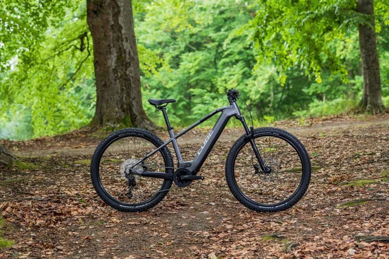 2024 Cube Reaction Hybrid Race 750 Electric Mountain Bike - Grey/Metal-1